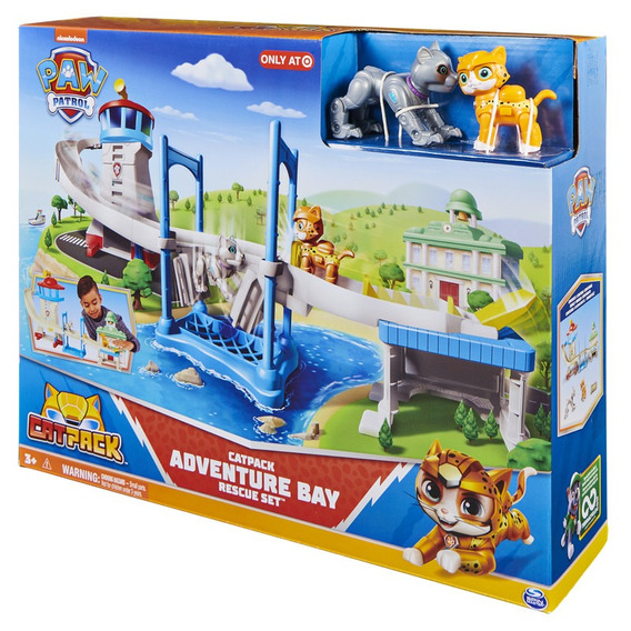 Set De Juego Rescate Paw Patrol Catpack Adventure Bay 3+