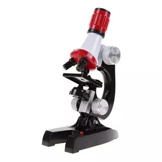 Microscópio Ciências 1200x - Caixa Plástica Durável - 8 Anos