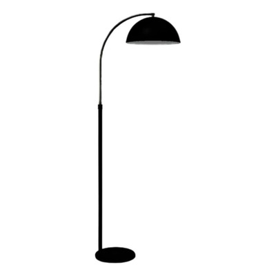 Lampara De Pie Arcointer Negro Total 1xe27