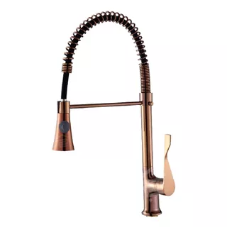 Torneira Gourmet Metal Monocomando Cozinha Rosé Gold