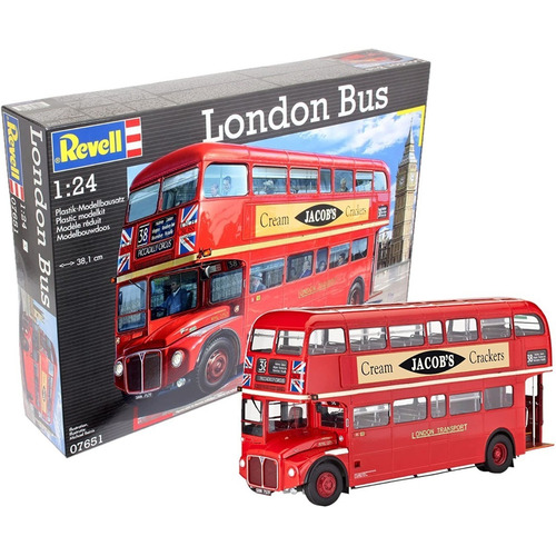 Kit de montaje de autobuses Revell London, 1/24, 391 piezas 07651