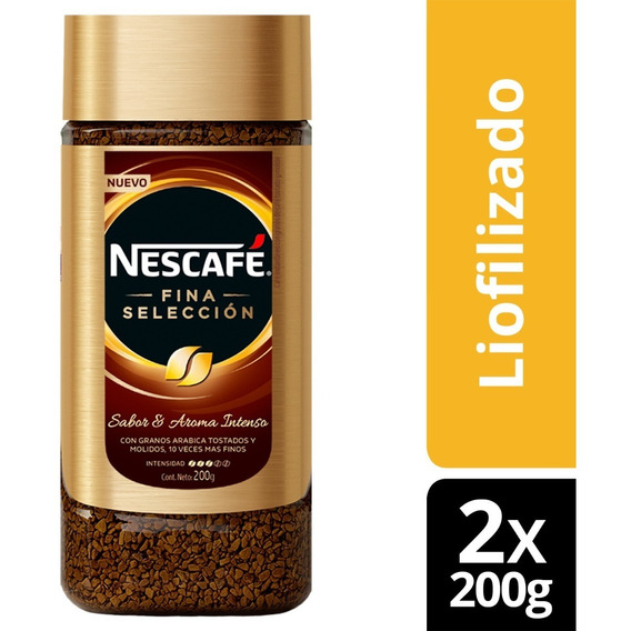 Café Nescafé® Fina Selección Frasco 200g Pack X2