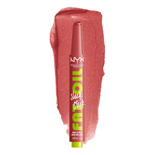 NYX Professional Makeup Fat Oil Slick Click brillo en gloss de labios acabado brillante color no filter needed