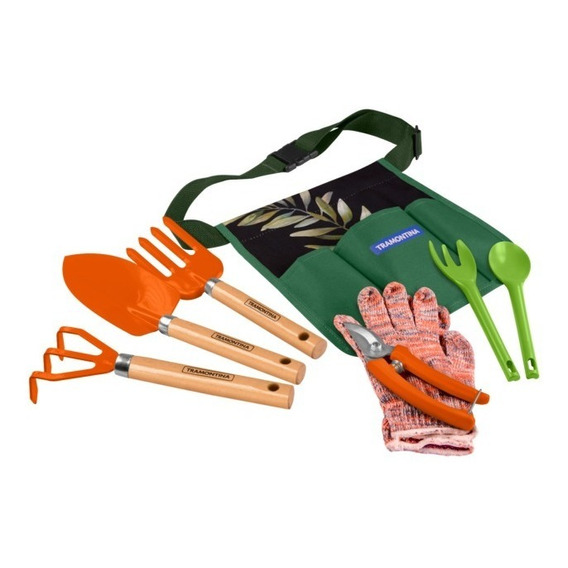 Set Kit Jardineria Tramontina Sweet Garden Con Cinturon P 