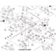 Caixa Corujinha Alça MP3 Kp-C29Bh Falantes - Connect Parts