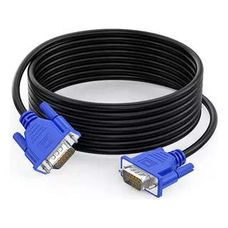 Cable De Monitor Vga A Vga De 5 Metros Para Laptop O Pc