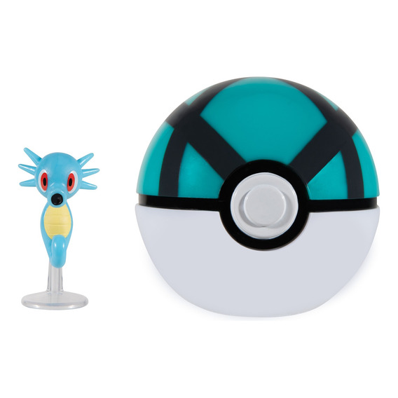 Figura Pokemon Batalla Pokebola - Horsea Y Net Ball