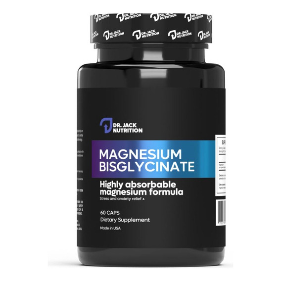 Bisglicinato De Magnesio 400mg - 60 Capsulas | Dr Jack