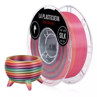 Silk 1.75 1kg Filamento Seda 3d Premium Color Rainbow