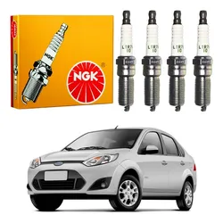  Jogo Velas Ngk Ford Fiesta Sedan 1.0 8v 2011 A 2014