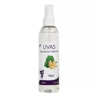 Body Splash / Fragancia Corporal Tilo 200ml Uvas Cosmeticos 