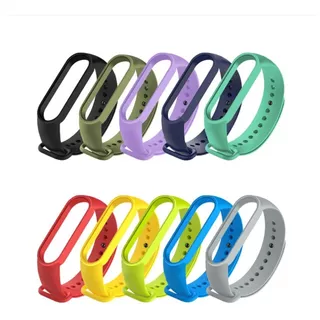 Pack 10 Correas Recambio Varios Colores Xiaomi Mi Band 5/6