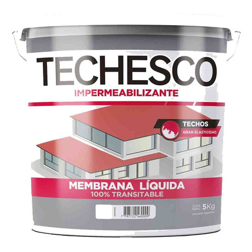 Membrana Liquida Techesco 5 Kilos Colores Transitable Color Blanco