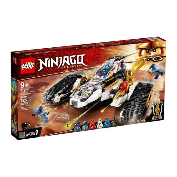 Lego Ninjago Ultra Sonic Raider 71739 - 725 Pz