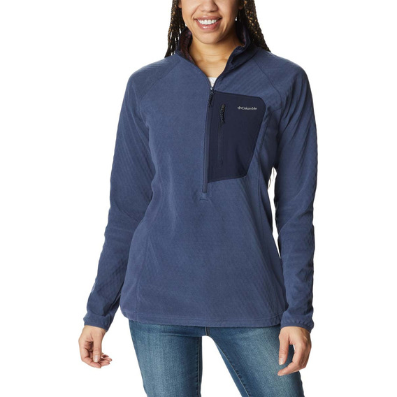 Polar Columbia Outdoor T 1/2 Zip Nocturnal Para Dama