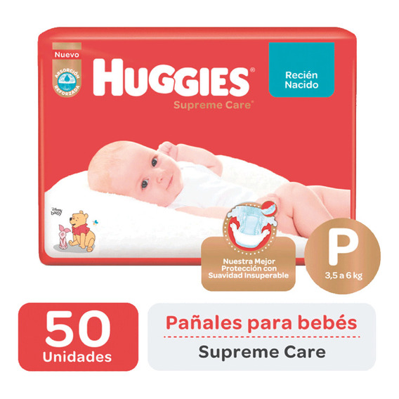 Huggies Supreme Care P pañal 50 unidades