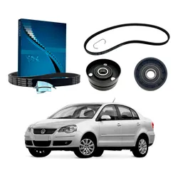  Correia Elástica Polia Dayco Polo Sedan 1.6 8v 2009 A 2014