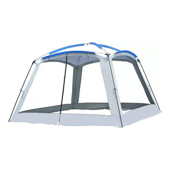 Gazebo Impermeable Con Mosquitero Jardin 3,65x3,65m - El Rey