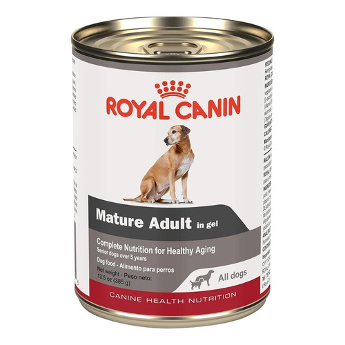 Alimento Royal Canin Canine Health Nutrition Mature Adult in Gel para perro adulto todos los tamaños sabor mix en lata de 13.5oz
