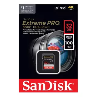 Cartão Sandisk Extreme Pro 32gb 100mb/s - C8868