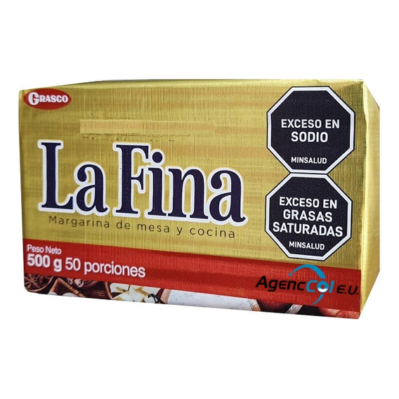 Margarina La Fina 500gr - g a $55