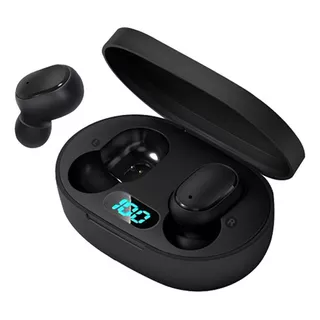 Fone De Ouvido Bluetooth 5.0 Sem Fio Visor Carga Cor Preto