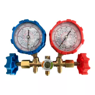 Manifold Ar Split R22 R134a R404a R407c R410a Mangueira 90cm