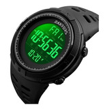 Reloj Hombre Raktors Max3 Digital Resistente Agua 50 Mts Color De La Correa Negro