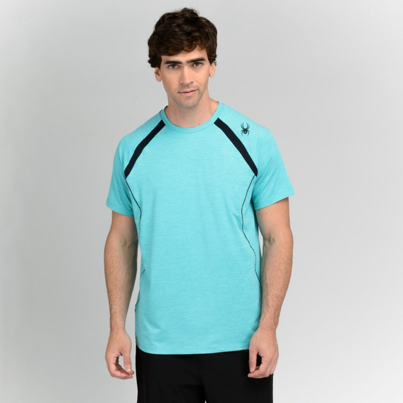 Polera Entrenamiento Hombre Spyder Sport Backcountry Verde