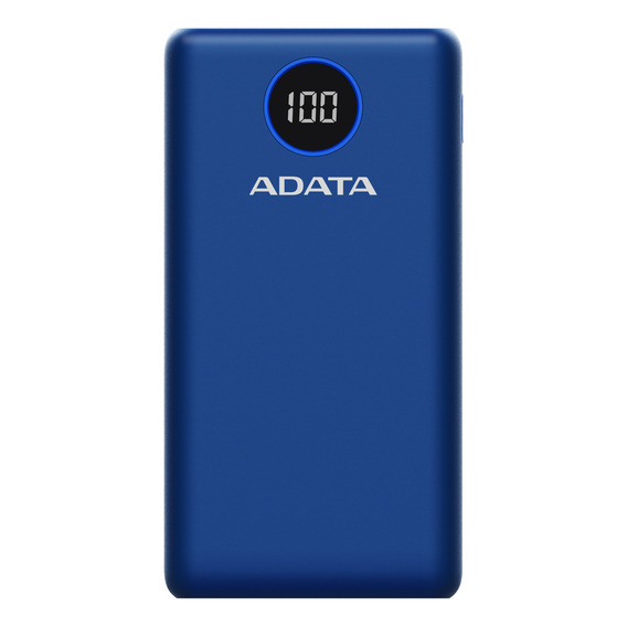 Adata P20000qcd Power Bank 20000mah Carga Rápida Qc/pd, Azul