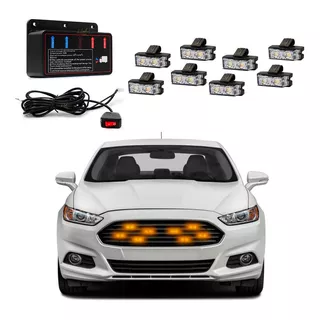 Strobo Estrobo Led Policia Pm Carro Rocan Ronda Luz Alerta