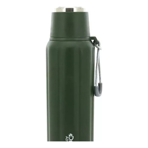 Termo Discovery Acero Inoxidable Doble Capa Frio Calor 750ml Color Verde Musgo