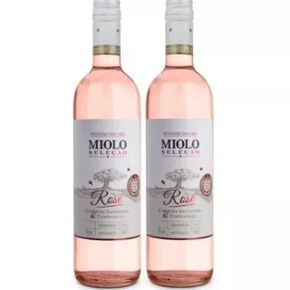 Kit 2 Vinhos Miolo Seleção Rosé Cabernet & Tempranillo 750ml