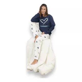 Pijama Invierno Mujer Algodón Lencatex - Art. 24312
