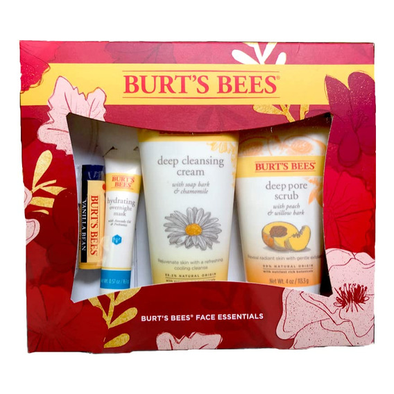Set De Regalo Burt's Bees Face Essentials Con Crema Limpiado