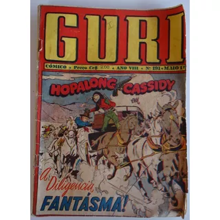 O Guri Cômico Nº 191 Mai 1948  Editora O Cruzeiro Capitão America Mary Marvel