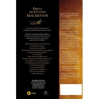 Biblia De Estudio Macarthur Rústica Pasta Suave