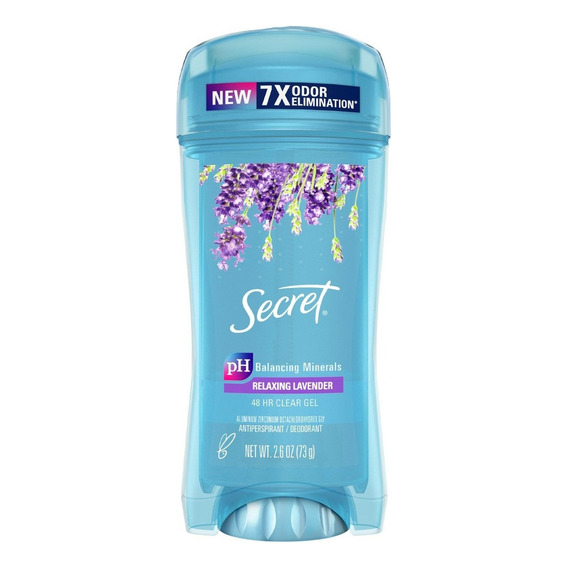 Desodorante Secret gel fragancia lavanda 73g