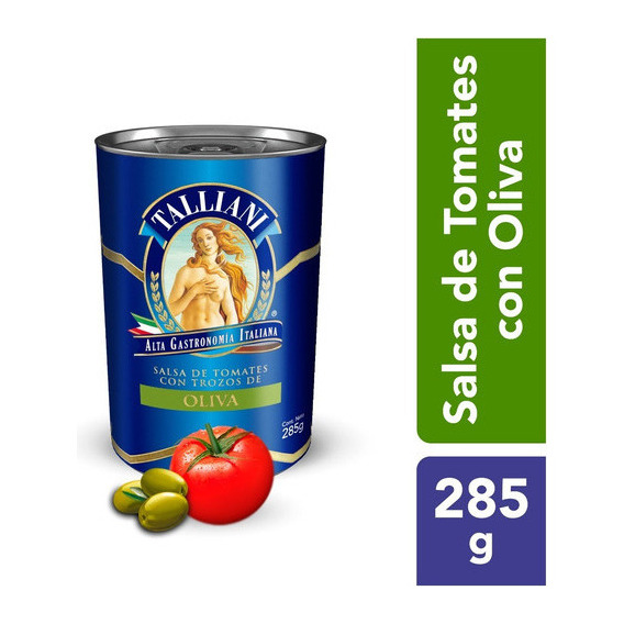 Salsa De Tomates Oliva Talliani 285g