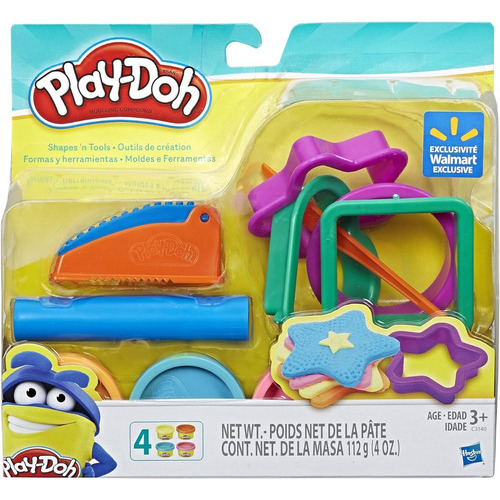 Play Doh Set De Formas Y Herramientas 112 G Hasbro Color Multicolor