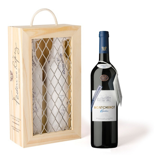 Vino Tinto Montchenot 15 Años Cofre 2u X 750ml De B. Lopez