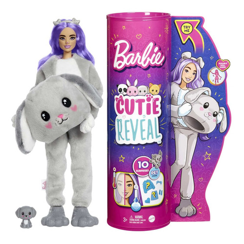 Barbie Cutie reveal muñeca perrito Mattel HHG21