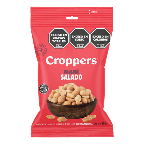 Mani Salado Croppers 105gr