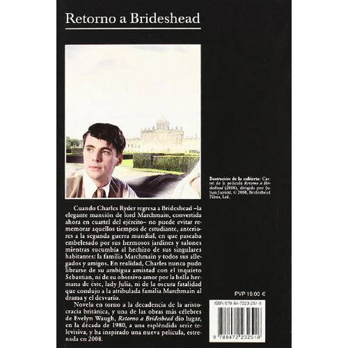 Retorno a Brideshead, de Waugh, Evelyn. Editorial Tusquets Editores S.A., tapa blanda en español