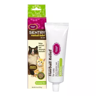 Suplemento Sentry Para Gatos - Hairball Relief, Gel De Malta