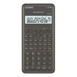 Calculadora Cientifica Casio Fx-82ms 240 Funciones Estuche Color Azul Marino