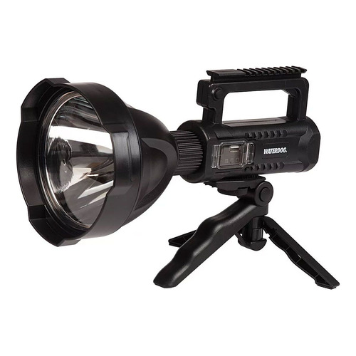 Reflector Buscahuellas Waterdog Recargable 1500 Lumens Color de la linterna Negro Color de la luz Blanco