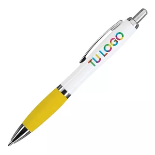 50 Lapiceras Bolígrafos Personalizados Con Logo Full Color