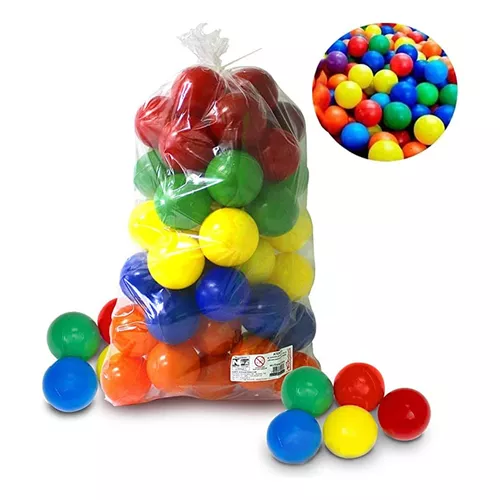 50 bolas de colores para piscina infantil