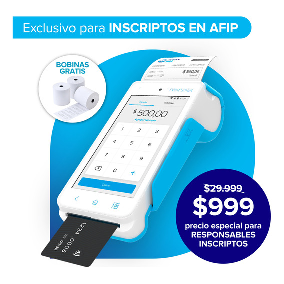 Mercado Pago Point Smart - Lector De Tarjetas + Kit